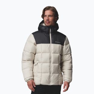 Pánská zateplená bunda Columbia Puffect IV Hooded dark stone/shark