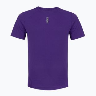 Pánské běžecké tričko HOKA EveryRun Short Sleeve cosmic purple