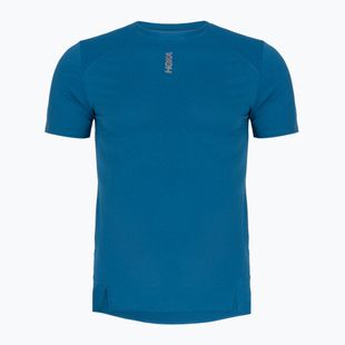 Pánské běžecké tričko HOKA EveryRun Short Sleeve night glow blue