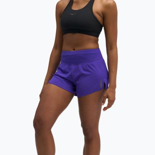 Dámské běžecké šortky HOKA Glide Short 3.5" Brief cosmic purple