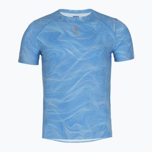 Pánské běžecké tričko HOKA EveryRun CLF PRT mineral blue