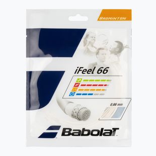 Tenisový výplet Babolat bad.iFEEL 10,2M white