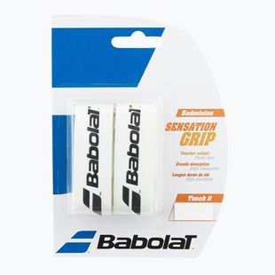 Omotávky na badmintonové rakety Babolat Grip Sensation 2 ks white