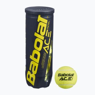Padelové míčky Babolat Ace 3 ks žluté 501104