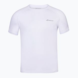 Dětské tričko Babolat Play Crew Neck white/white