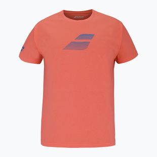 Dětské tričko  Babolat Exercise Cotton Jr hot coral