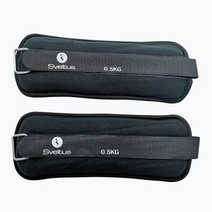 Zátěž na kotníky Sveltus Neoprene Weighted Cuff 500 g black