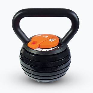 Nastavitelný kettlebell Sveltus Adjustable 4-18 kg black/orange