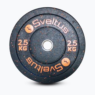 Olympijský kotouč Sveltus Olympic Disc Bumper 2,5 kg black