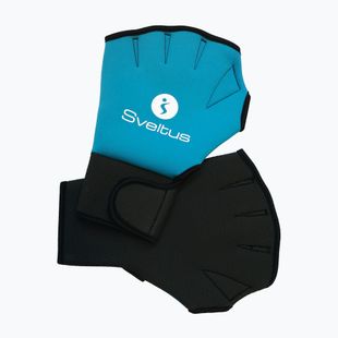 Rukavice na aquafitness Sveltus 1840 Aqua black/blue