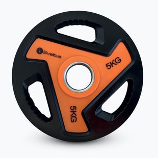 Olimpijský kotouč Sveltus Olympic Disc With Handles 5 kg black