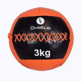 Sveltus Wall Ball 3 kg černá/červená