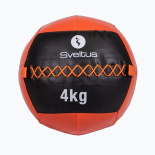Sveltus Wall Ball 4 kg černá/červená