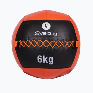 Sveltus Wall Ball 6 kg černá/červená
