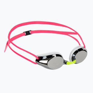 Dětské plavecké brýle arena Tracks JR Mirror silver/white/fuchsia