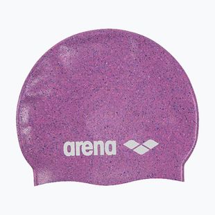 Dětská plavecká čepice Arena Silicone Cap Jr pink multi