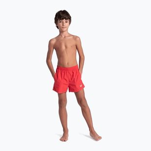 Dětské plavecké šortky Bywayx Youth R fluo red/water