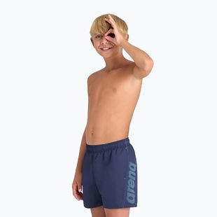 Dětské plavecké boxerky Arena Fundamentals Logo JR Boxer R navy/turquoise