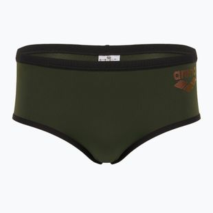 Pánské plavecké boxerky arena One Low Waist Short Big Logo dark sage/black