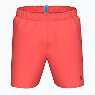 Pánské plavecké šortky arena Fundamentals Boxer R calypso coral/dark purple
