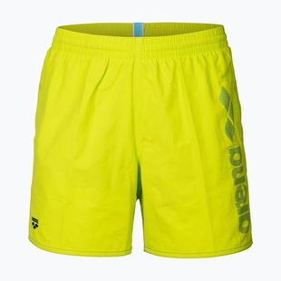 Pánské plavecké šortky arena Fundamentals Arena Logo Boxer R artic lime/mangrove