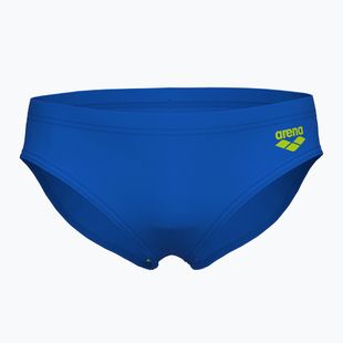 Dětské plavky arena B Dynamo Brief R Jr blue china/artic lime