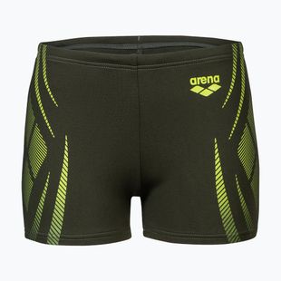 Dětské plavecké šortky Arena Poseidonia Swim Short dark sage/artic lime