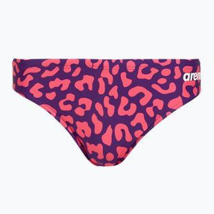Pánské plavky Arena Printed Swim Briefs fuchsia multi