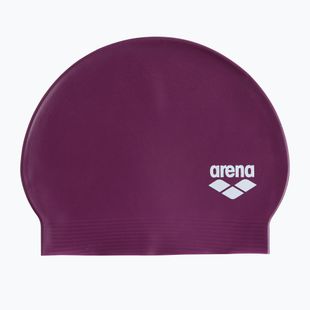 Plavecká čepice arena Soft Latex II dark raspberry