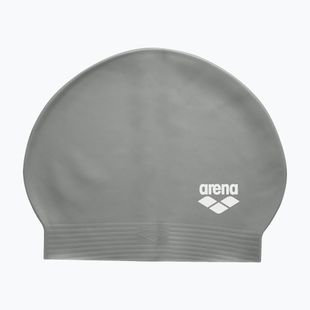Plavecká čepice arena Soft Latex II silver/black