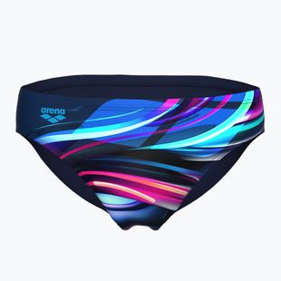 Pánské plavky arena Bloom Swim Briefs multi navy/navy