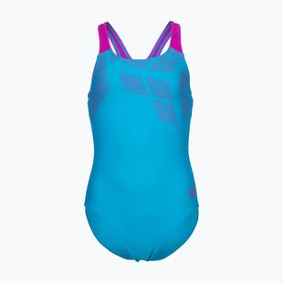 Dětské jednodílné plavky arena Kikko Swim Pro Back turquoise/very fuchsia