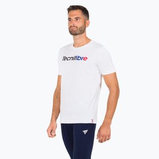 Pánské tričko Tecnifibre Club Cotton Tee white