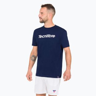 Pánské tričko Tecnifibre Team Cotton Tee Marine