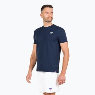 Pánské tenisové tričko Tecnifibre Graphic Tee Stretch navy