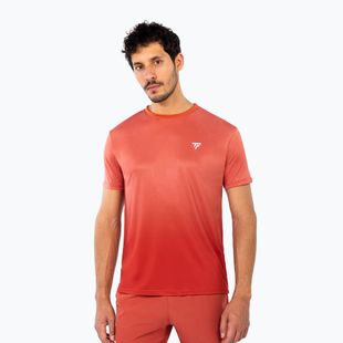 Pánské tenisové tričko Tecnifibre Team X-Loop terracotta