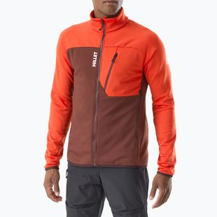 Pánská mikina Millet Seneca Fleece truffle/paprika
