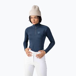 Dámská termoakční mikina Rossignol Classique 1/2 Zip dark navy