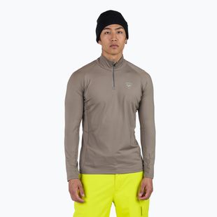 Pánská termoakční mikina Rossignol Classique 1/2 Zip dune
