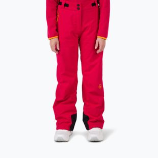Dětské lyžařské kalhoty Rossignol Girl Ski ruby red