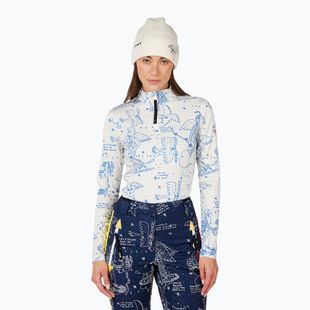 Dámská mikina Rossignol JCC Booster Half Zip snow angel arctic print