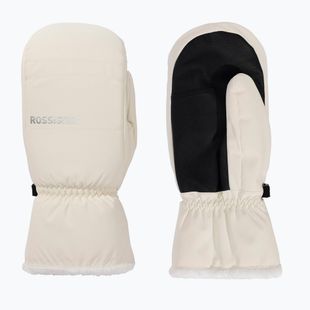 Dámské lyžařské rukavice Rossignol Perfy M natural white