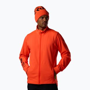 Pánská mikina Rossignol Hero Stretch Fleece neon red