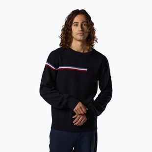 Pánský svetr Rossignol Odysseus Crew Merino dark navy