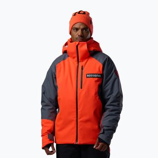 Pánská lyžařská bunda Rossignol Hero Insulated neon red