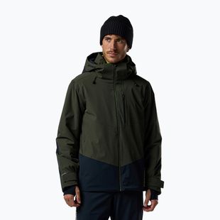 Pánská lyžařská bunda Rossignol 4WS Blackside Insulated olive shadow/black