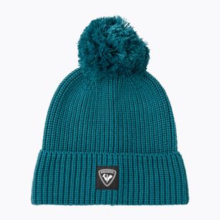 Zimní čepice Rossignol Strawpile Pompom Beanie transformative teal
