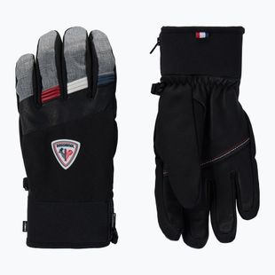 Pánské lyžařské rukavice Rossignol Strato R-Shell Dry heather grey