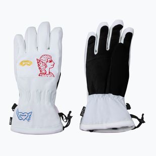 Dámské lyžařské rukavice Rossignol JCC R-Shell Dry white