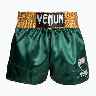 Pánské tréninkové šortky Venum Classic Muay Thai green/gold/white